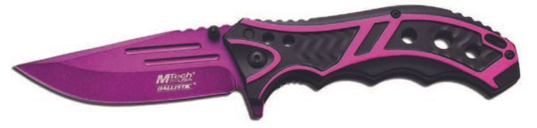 Purple & Black Anodized Knife