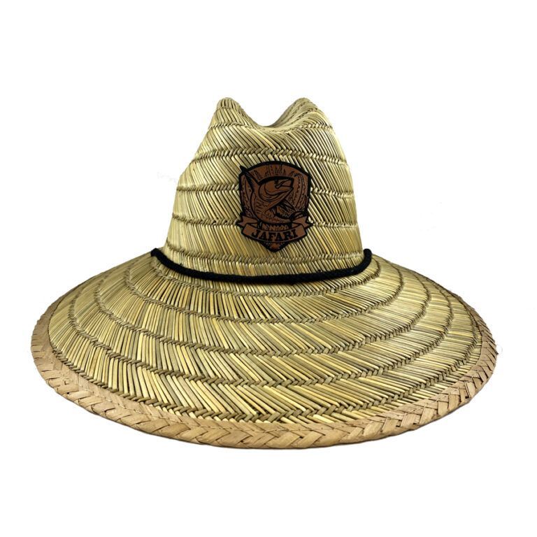 Riverguard Jafari Leather Patch Straw Hat