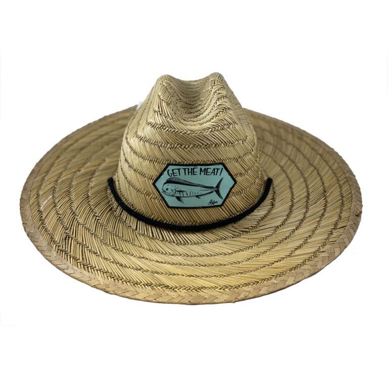 Riverguard Mahi-mahi Seafoam “get The Meat” Straw Hat