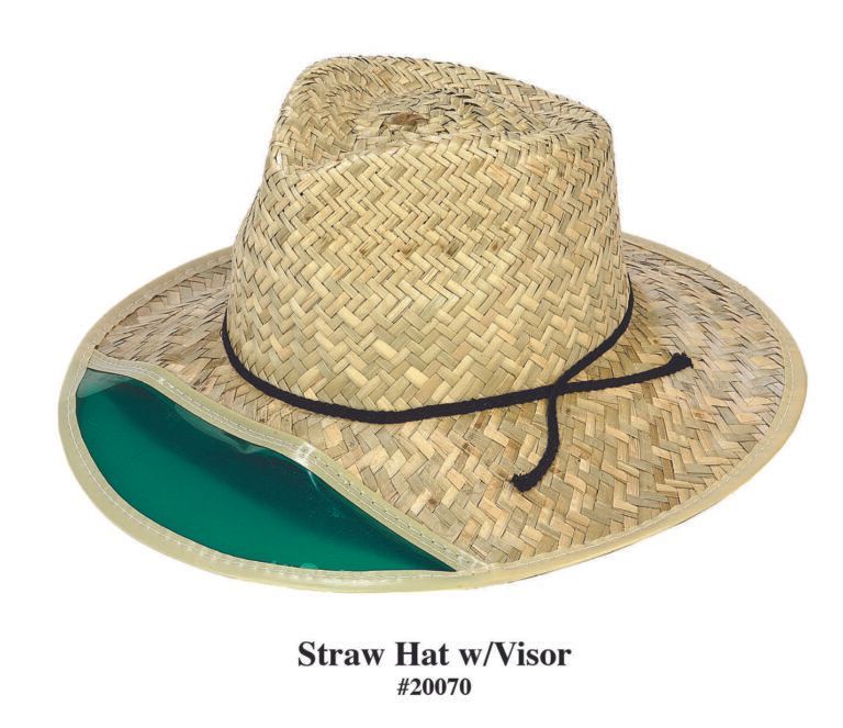Straw Hat W/visor