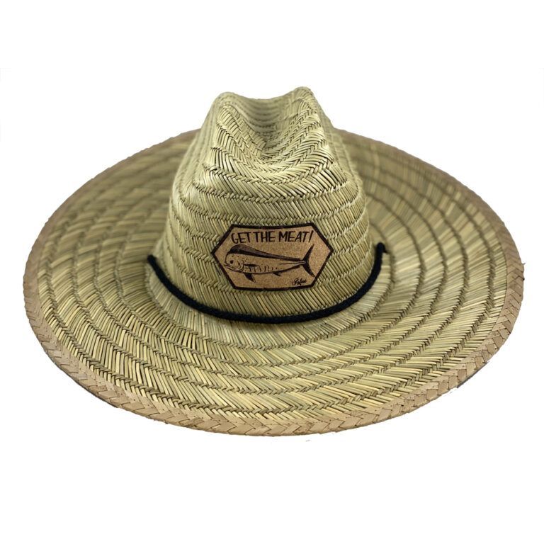 Riverguard Mahi-mahi Cork “get The Meat “ Straw Hat