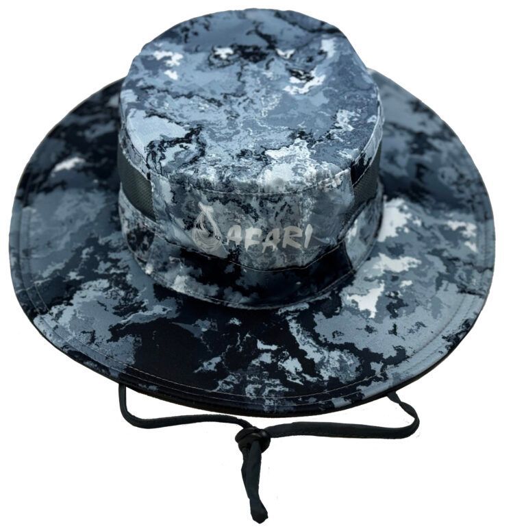 WATER HAT GREY CAMO LOGO
