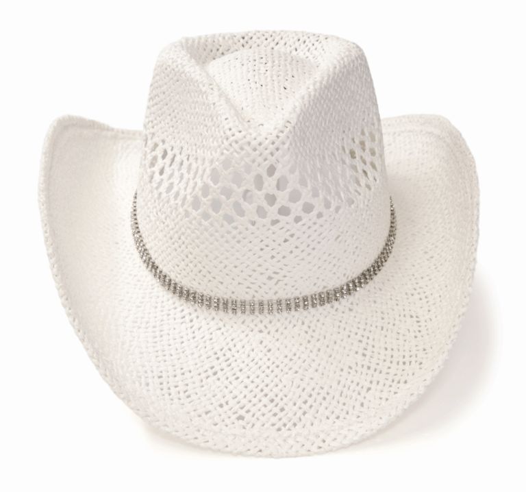 White Western Rhinestone