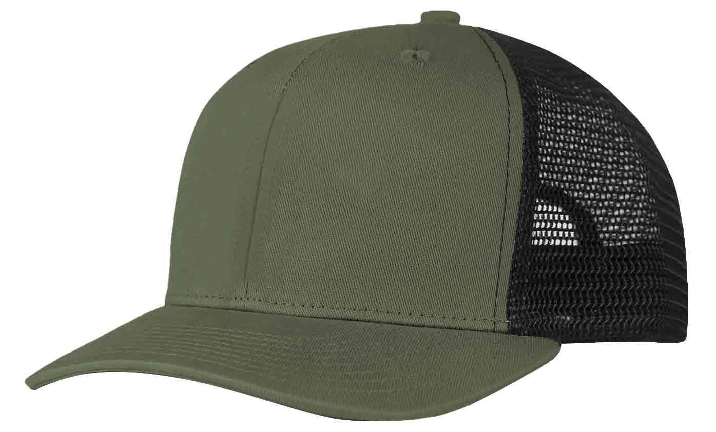 Dark Green/Black Mesh