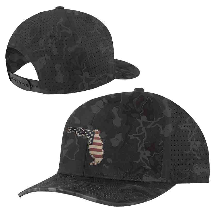 Black Camo/am Florida Flag