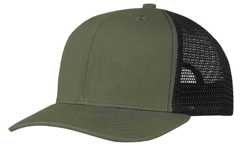 Dark Green/Black Mesh