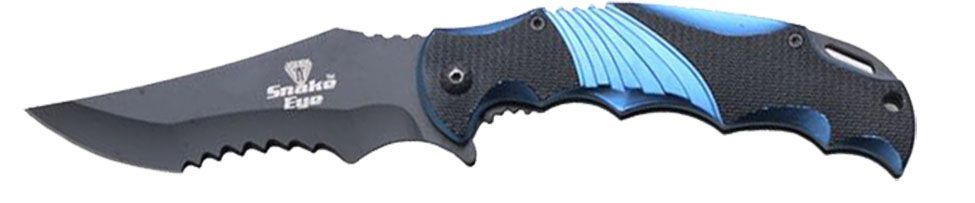 Blue & Black Knife