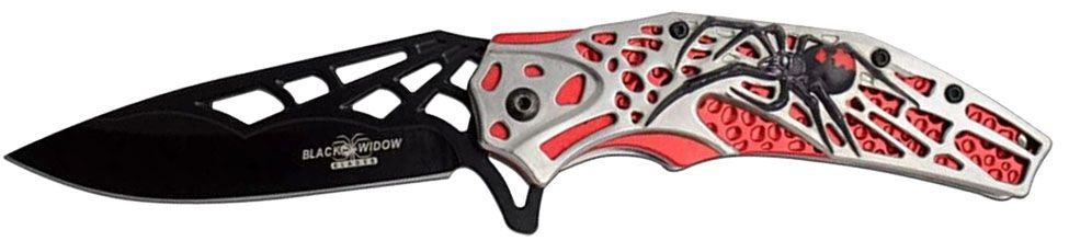 Red Black Widow Knife