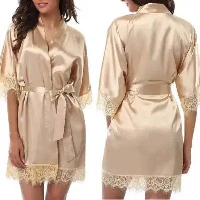 Pajamas Lingerie Night Mini Solid Women Plus Size Nightdress