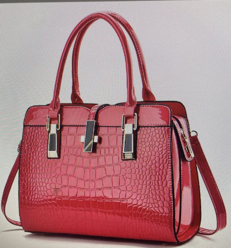 Designer Famous Brands Shoulder Handbag Ladies Purse and Handbags for Women-Red