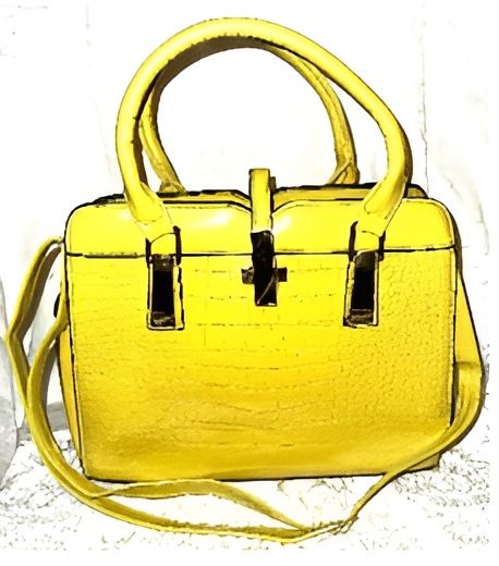 Designer Famous Brands Shoulder Handbag Ladies Purse and Handbags for Women-Yellow