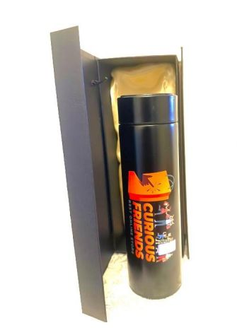 Customized Smart LED Temperature Display Metal Insulation Water Bottles Stainless Steel Intelligent Vacuum Flask - Volume: 500ml(16.91fl.oz)