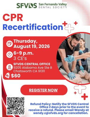 CPR ReCertification Course 8.19.2026