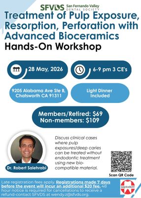 Treatment of Pulp Exposure, Resorption, Perforation with Advanced Bioceramics Hands-On Workshop