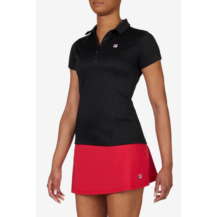 FILA Essentials Pique Polo Black