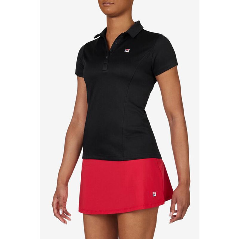 FILA Essentials Pique Polo Black