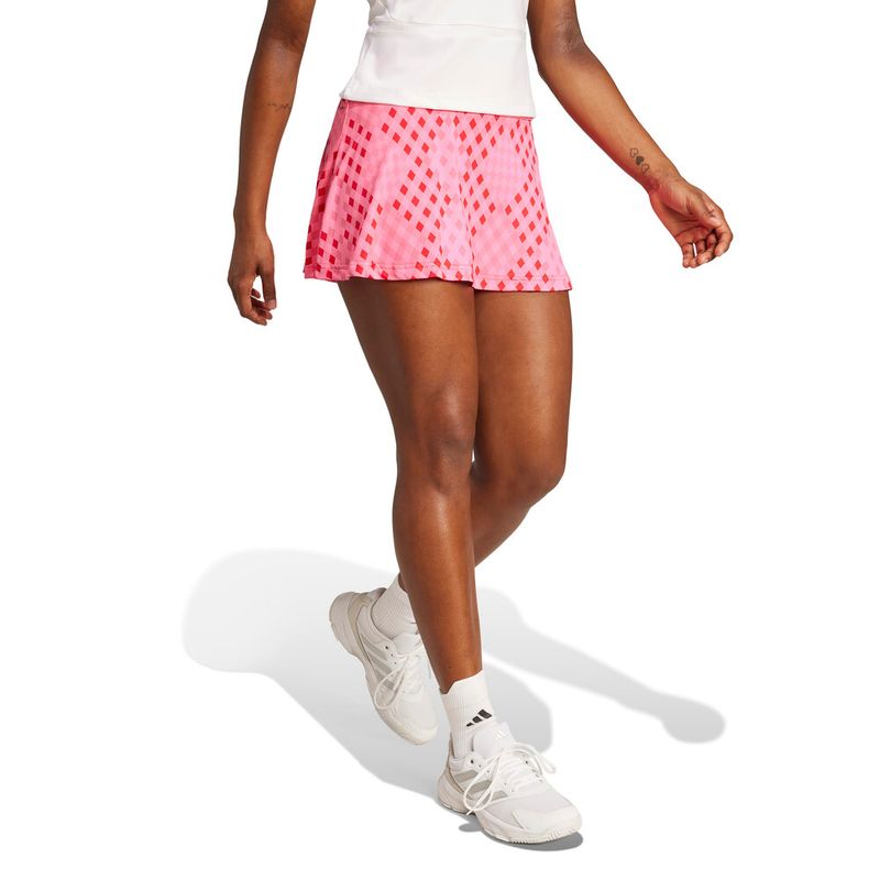 Adidas Club Graphic Skirt Lucid Pink