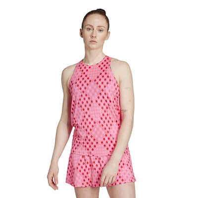 Adidas Club Graphic Tank  Lucid Pink