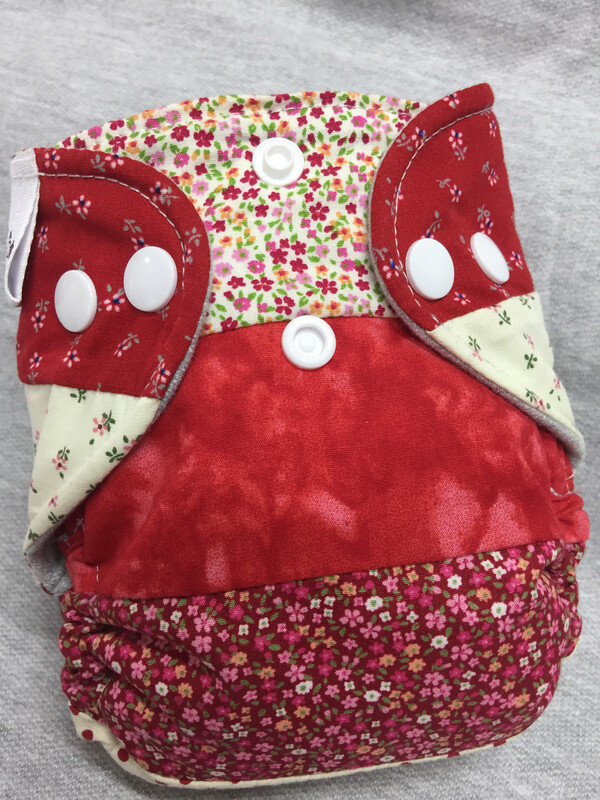 Snap In One-Vintage Patchwork (Newborn)