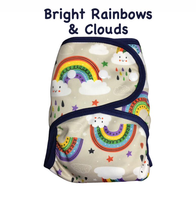 SOFTSHELL COVER - BRIGHT RAINBOWS & CLOUDS
