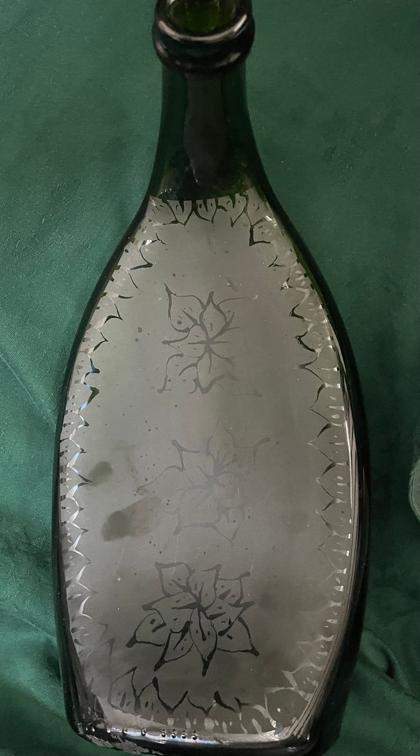 geschmolzene Flaschen