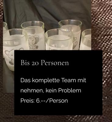 Glas-Deko-Veranstalltung