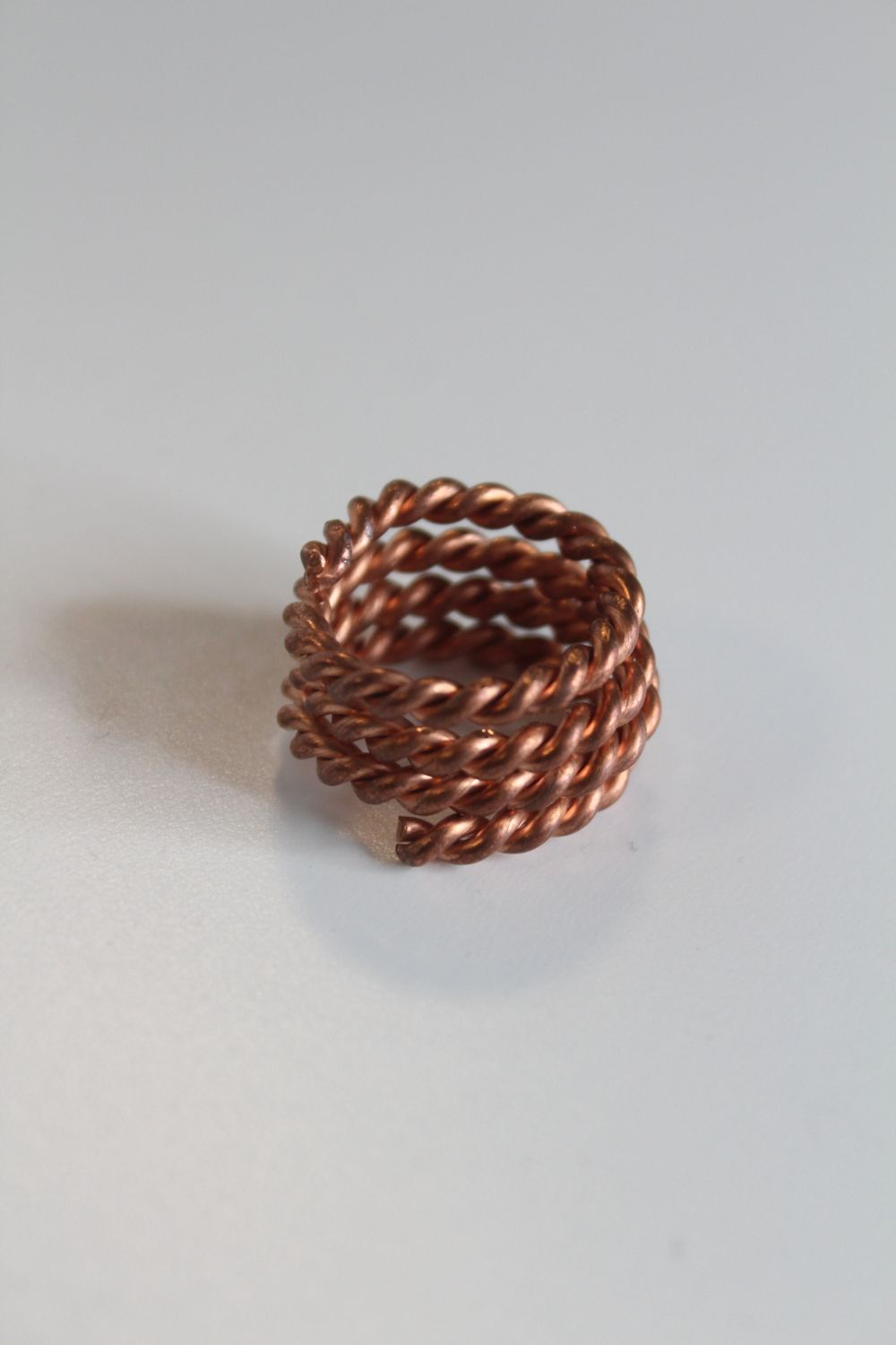 Long coil ring