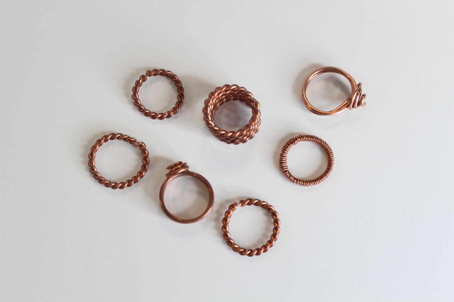 100% Copper Rings