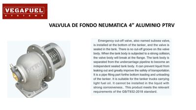 VÁLVULA DE FONDO