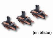 Leitkiel mit Stromabnehmer (3 Stück  im Blister) für alle SCX Compact 1:43