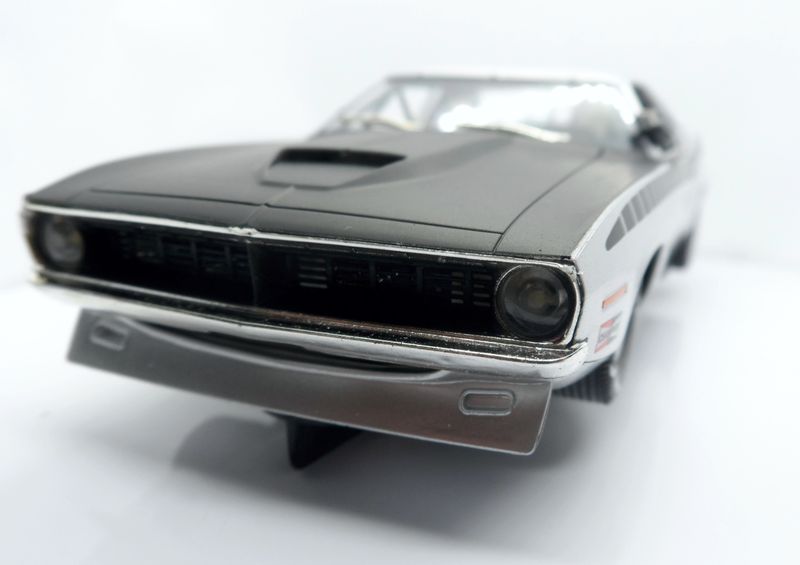 Plymouth Cuda Silver Street Car SCX Advance 1:32 E10432