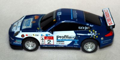 Porsche 911 GT3 Cup "Vallejo" SCX Compact 1:43 selten einzelstück in Blister Box