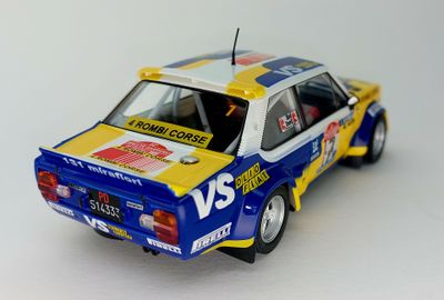 Fiat 131  Abarth M.Alen/I.Kivimaki #7 Rally San Remo 1980