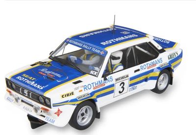 Fiat 131 Abarth #3 Rally Talavera 1982 de Sousa Sancho Pablo /  Garcia Sanchez Pedro  Rothmans Rally Team SCX Advance 1:32