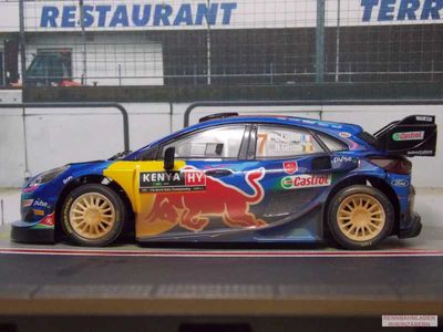 Ford Puma Hybrid Rally1 Safari-Rallye in Kenia Pierre-Louis Loubet / Nicolas Gilsoul  #7 Mud Effect