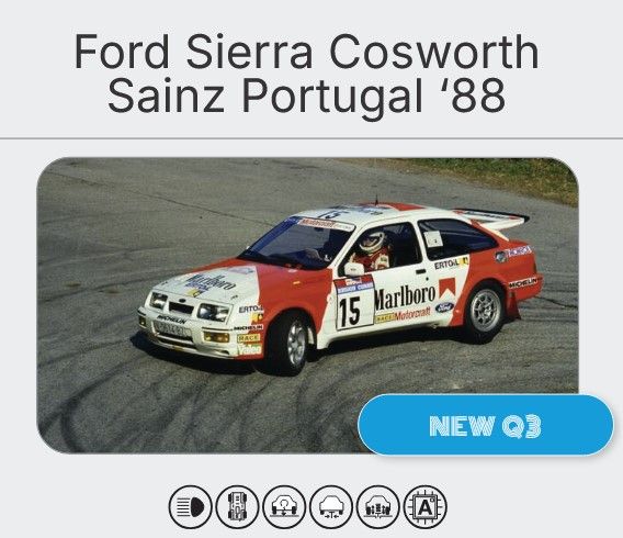 Ford Sierra RS Cosworth #15 Rallye de Portugal 1988 Carlos Sainz / Luis Moya