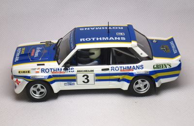 Fiat 131 Abarth #3 Rally Talavera 1982 de Sousa Sancho Pablo /  Garcia Sanchez Pedro  Rothmans Rally Team SCX 1:32