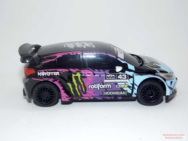 Hyundai i-20 WRC Ken Block 100 Acres Wood mit Licht SCX Compact 1:43 SCXC10465
