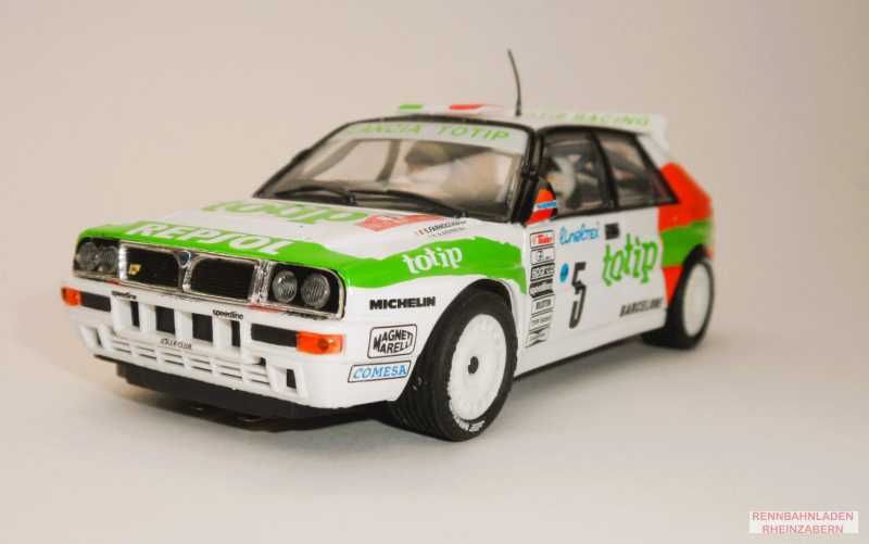 Lancia Delta HF Intergrale Rallye Monte Carlo 1993 #5  A. Aghini - S. Farnocchia Team ToTip / Repsol Lancia. SCX Classic 1:32