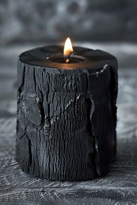 Noorah Emberwood – Charred Wood Effect Candle  