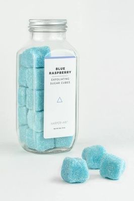 Blue Raspberry: Exfoliating Sugar Cubes