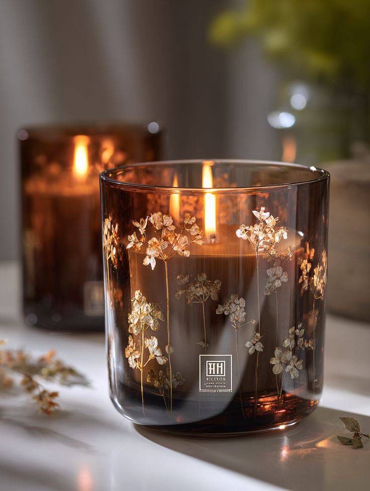 HH Décor – Luxury Floral Candle