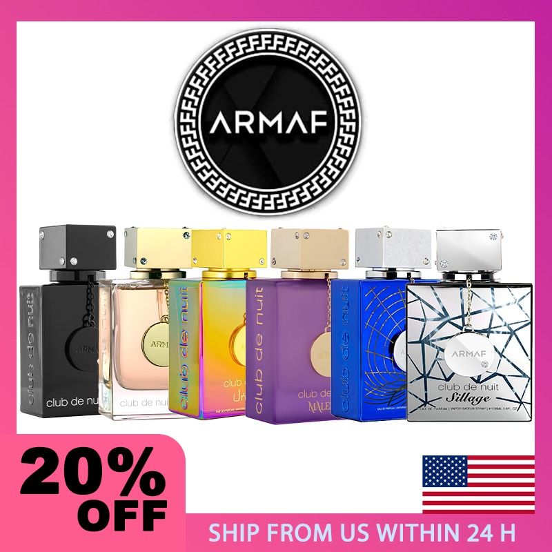 Armaf Club De Nuit Intense for Men Women Eau De Parfum Original Authentic Arabian Perfume Body Spray