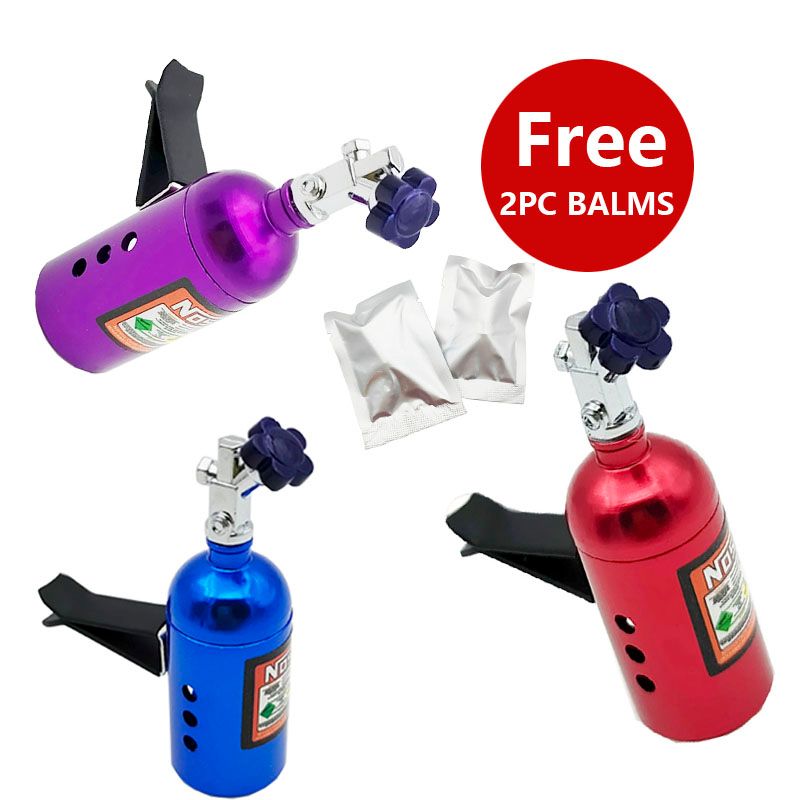 Nos air freshener refill cute car freshener air scent solid Air vent perfume auto interior fragrance decoration car ornaments