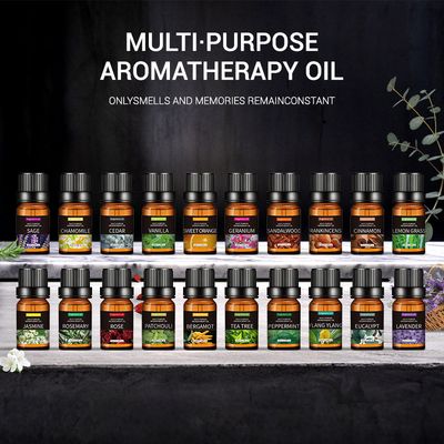 20 Flavors Essential Oils for Aroma Diffuser Air Humidifier Home Water-soluble 10ml Air Freshener Scents Fragrance Oil Perfume