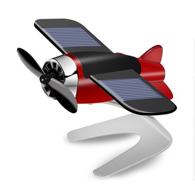Car Air Freshener Smell In The Styling Solar Airplane Model Center Console Decoration Auto Fragrance Air Fresheners