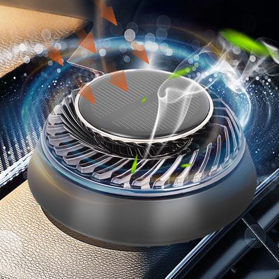 Car Solar Rotating Aroma Diffuser Auto Ornament Cars Air Freshener Deodorizer Autos Interior Decoration Automotive Accessories