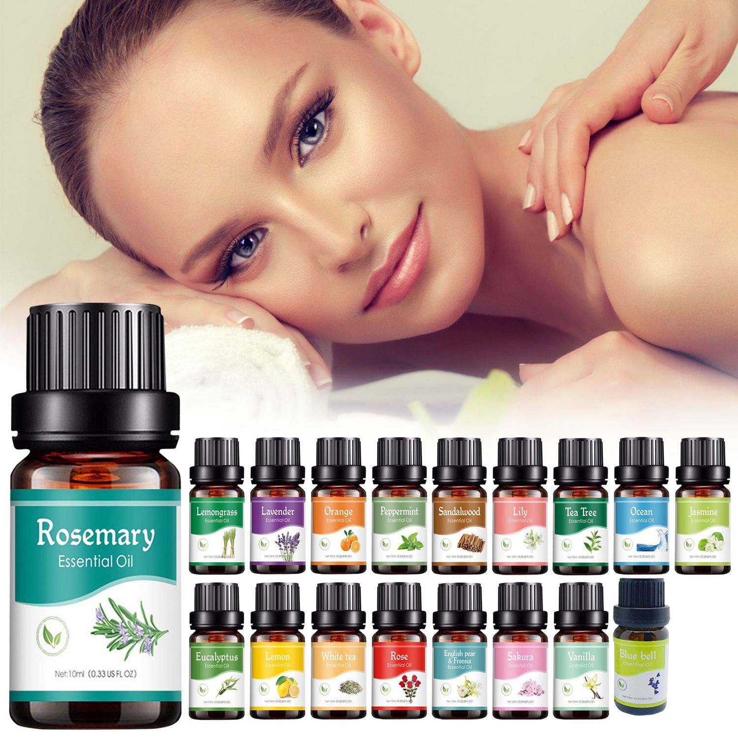 Aromatherapy Water Soluble Oil Essential Oil For Aroma Diffuser Humidifier Home 10ml Freshener Scents Fragrance Oil Perfume