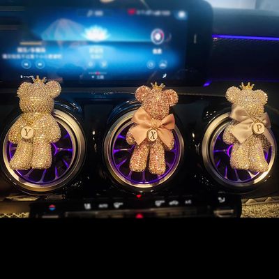 Car Air Outlet Aromatherapy Lasting Light Fragrance Car Interior Decoration Creative Personality Cute Bear