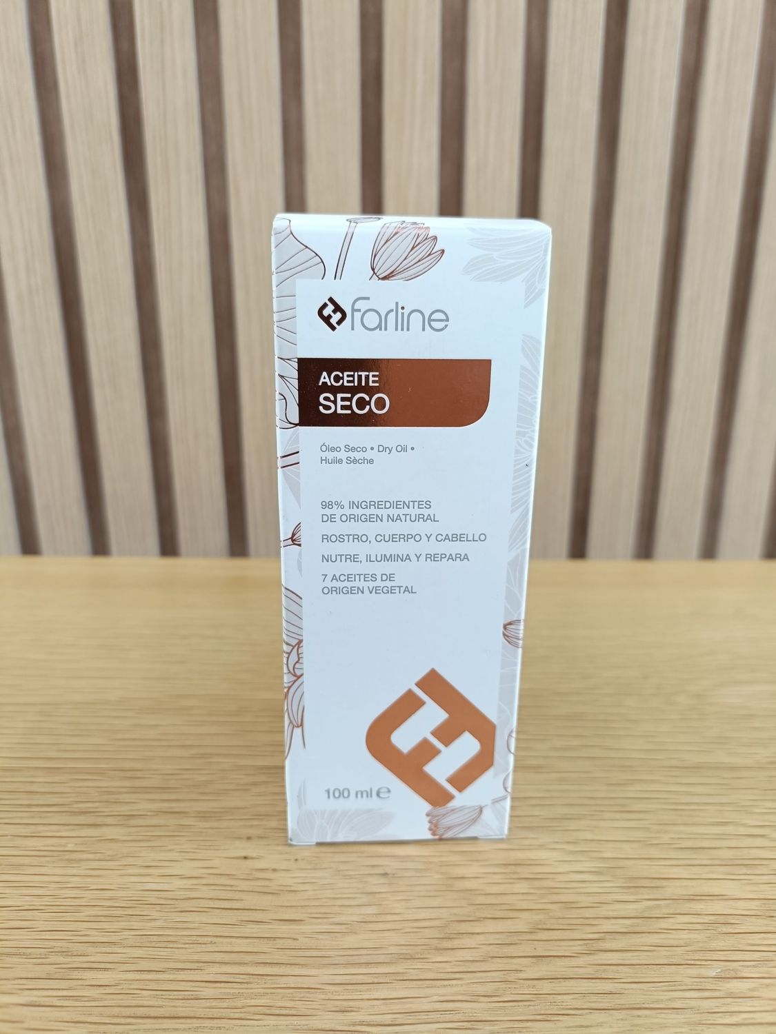 ACEITE CORPORAL SECO FARLINE